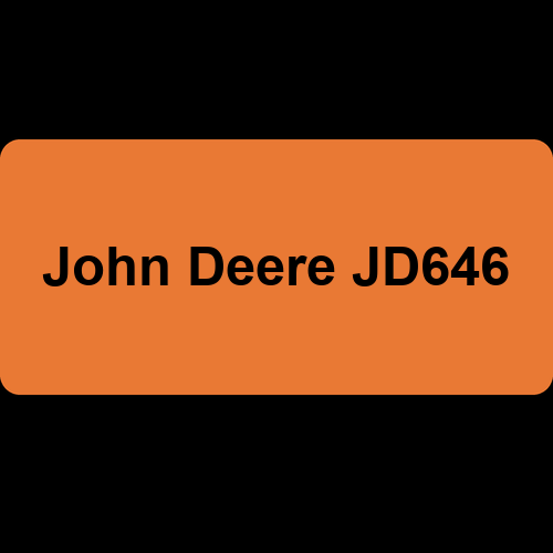 John Deere JD646